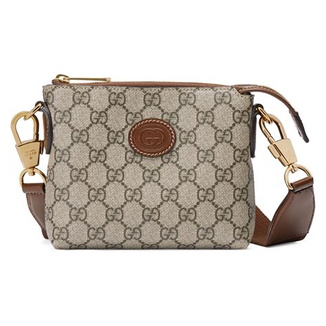 gucci messenger bag with interlocking g|gucci signature messenger bag.